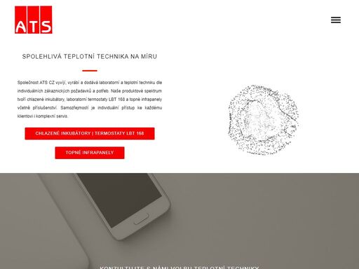 ats cz - chlazené inkubátory, skříňové termostaty, topné infrapanely, laboratorní a tepelná technika