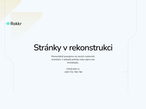 rokkr je česká agentura specializující se na komplexní péči o online podnikání od a-z. 
naše hlavní oblasti působnosti zahrnují marketingové kampaně, včetně ppc reklam, grafické práce a tvorba webových stránek.