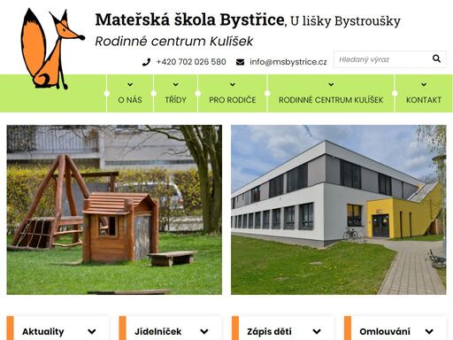 mateřská škola bystřice