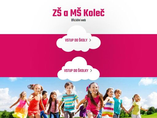 oficiální stránky základní a mateřské školy koleč