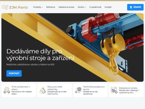 společnost zjm parts s.r.o. se specializuje na dodávky pohonů strojů a nejrůznějších strojních dílů. zastupujeme na našem trhu několik světových výrobců.