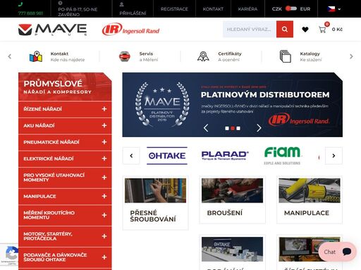 průmyslové nářadí pro průmyslovou výrobu.? aku, elektrické a pneumatické nářadí.? manipulační systémy.? autorizovaný distributor a servis.?
