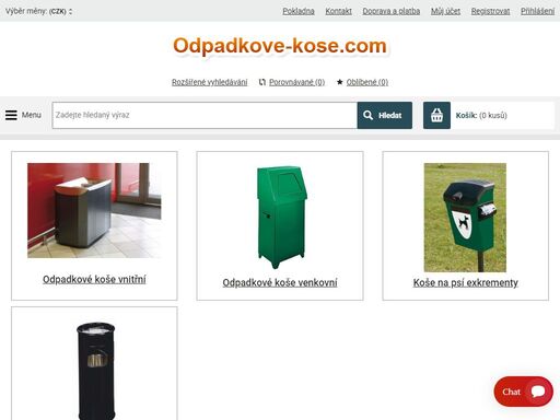 kvalitní odpadkové koše ? koše na tříděný odpad ? v různých velikostech ? výběr z mnoha variant ?
