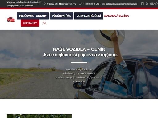 www.autopujcovnakrenkovi.cz