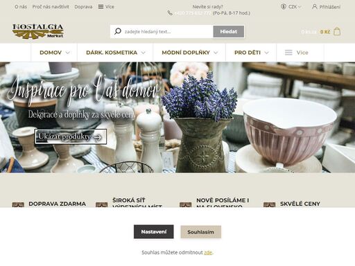 jsme e-shop s dárkovými předměty, stylovými bytovými doplňky v provensálském, rustikálním, skandinávském, vintage stylu. najdete u nás hodiny, lampy, rámečky, keramiku, bytový textil - polštáře, plédy, utěrky, ubrusy, vánoční a velikonoční dekorace. 