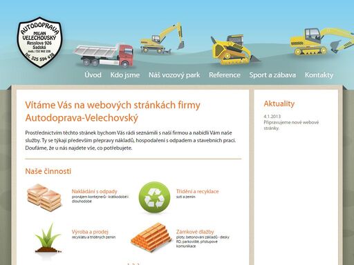 autodoprava,velechovský,přeprava, náklady,hospodaření,odpad, stavební, práce autodoprava-velechovský - přeprava nákladů, hospodaření s odpadem, stavební práce