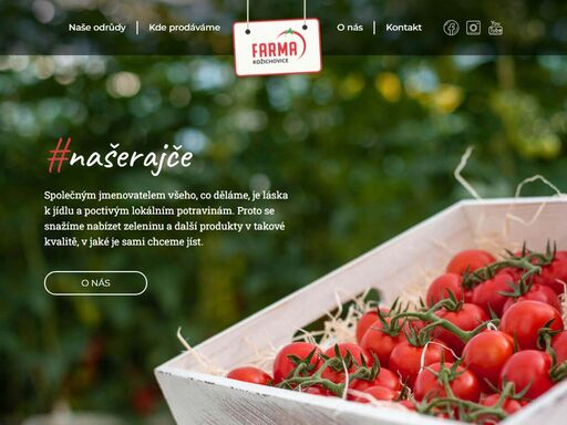 společným jmenovatelem všeho, co děláme, je láska k jídlu a poctivým lokálním potravinám. proto se snažíme nabízet zeleninu a další produkty v takové kvalitě, v jaké je sami chceme jíst.