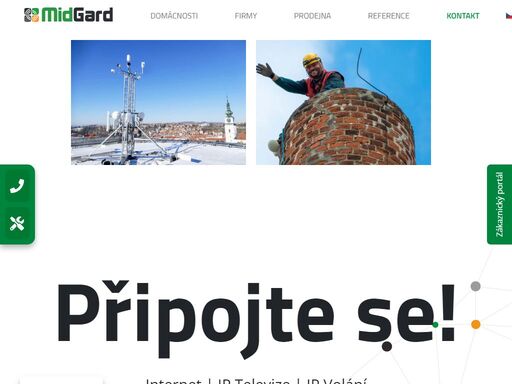spolehlivý poskytovatel internetu pro oblast třebíč, náměšť nad oslavou, brno a dalších 63 lokalit. v nabídce také najdete internetovou televizi, hlasové a datové služby.