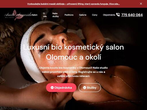 bio kosmeticka olomouc a okolí. omlazující a čistící rituály s přírodními produkty. objednávky online! navštivte anette kosmetický salon zde.