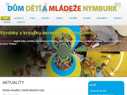 oficiální webové stránky domu dětí a mládeže nymburk