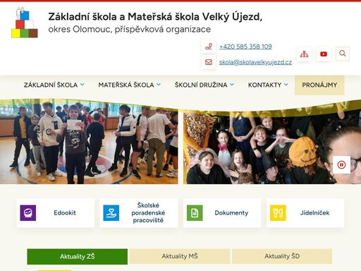 základní škola a mateřská škola velký újezd