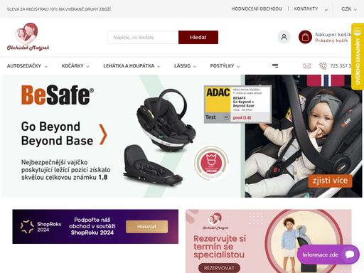 na těchto stránkách získáte informace o sortimentu značek babypoint, besafe,tfk, lässig, baby ring, little angel, joie,nuna, monperi, graco, cybex .
autosedačky , kočárky , potřeby pro miminka a děti , jídelní židličky , houpatka , dětské oblečení , kojenecká mléka , plenky