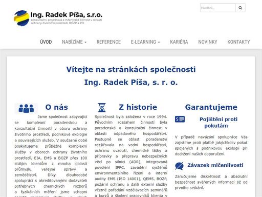 vítejte na stránkách společnosti    
ing. radek píša, s. r. o.   
   
   
   
    o nás    
jsme společnost zabývající se komplexní poradenskou a konzultační...