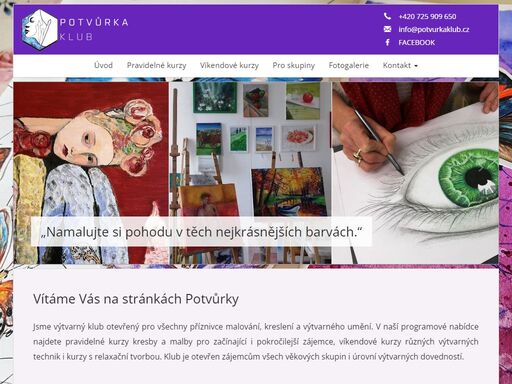 potvůrka klub, z.s. - výtvarný klub