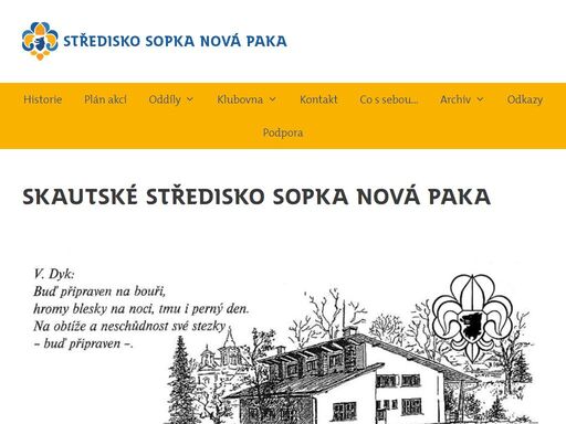 skauting je rozšířené celosvětové hnutí. skautské středisko sopka nová paka vede děti k rozvoji duchovnímu, mravnímu a tělesné zdatnosti.