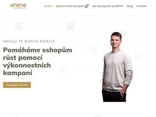 jmenuji se martin pšenica a náš tým spravujeme e-shopům a firmám kampaně na googlu, seznamu i facebooku.