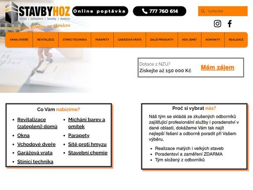 stavbyhoz – odborník na plastová, hliníková a dřevěná okna, venkovní dveře, parapety a stavební chemii. nabízíme také servis plastových oken. kvalitní produkty a profesionální montáž pro váš domov i firmu. kontaktujte nás ještě dnes!