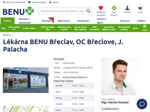 ?lékárna s bezlatným parkováním. široký sortiment léků, doplňků stravy i zdravotnických prostředků. snažíme se urychlit vaší léčbu přírodními produkty. ?
