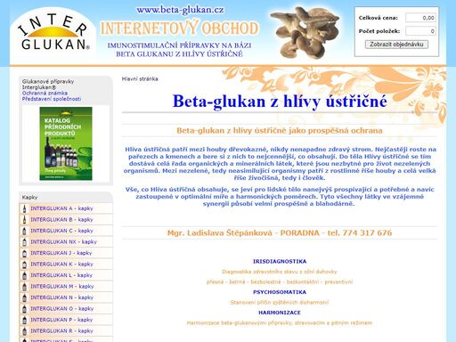 beta glukan z hlívy ústřičné