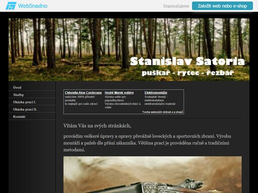 puškař a rytec zbraní stanislav satoria