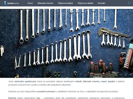 jsme obchodní společnost, která se převážně zabývá dodávkami nářadí, dílenské chemie, maziv, lepidel a dalších produktů určených pro výrobu a údržbu dle požadavků zákazníků.