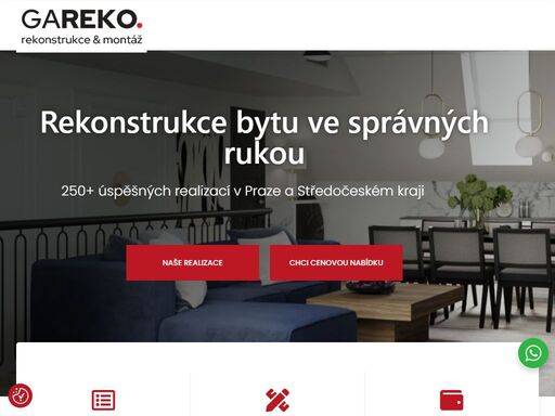 profesionální rekonstrukce bytů, domů, koupelen a fasád na míru vašim potřebám. spolehlivé služby od gareko.cz – vašeho partnera pro dokonalé proměny interiérů a exteriérů.
