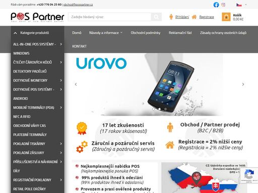 pos partner dodavatel pokladních systémů, pokladního hardware a software. dodavatel pokladních systémů s dlouholetou tradicí a zkušenostmi.