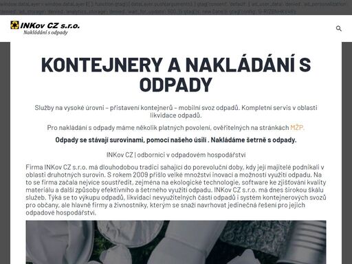 komplexní řešení odpadového hospodářství firem nebo likvidace a recyklace odpadu občanům - to jsou odborníci v odpadovém hospodářství.