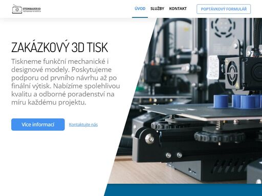 zakázkový 3d tisk a tvorba modelů