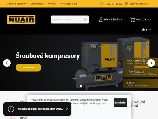 homepage, nuair eshop