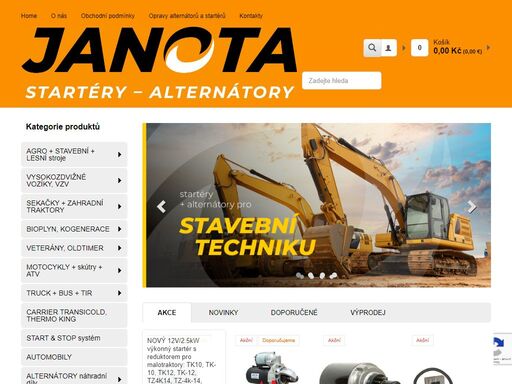 specializujeme se na startéry, alternátory pro stavební, lesní a zemědělskou techniku, vysokozdvižné vozíky, sekačky, bps. zavolejte nám +420605919157 zboží máme skladem ihned k odběru i k odeslání (celá čr a slovensko).