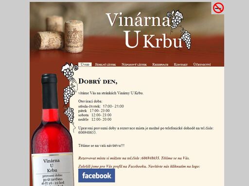 vinárna u krbu