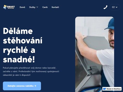 increase the number of customers of your moving business with the help of movers x, a moving services webflow template made especially for moving companies.