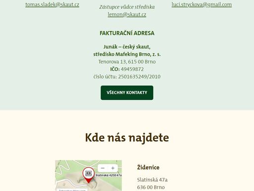 junák – český skaut, středisko mafeking brno, z.s.