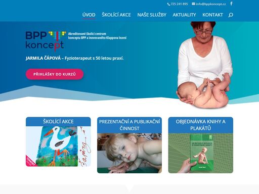 akreditované školicí centrum konceptu bpp polička | jarmila čápová | školí již více jak 15 let fyzioterapeuty i lékaře v certifikovaných kurzech konceptu bpp. tel.: 566 562 054 | mail: rehacentrum.jimramov@cbox.cz | www.jcapova.cz