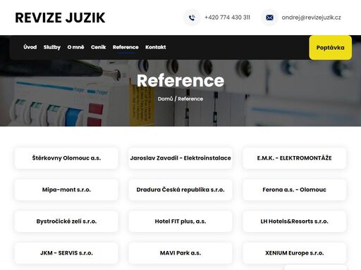jsem specialistou v elektro revizích a mám dlouholeté zkušenosti. provádím elektrorevize ostrava, elektrorevize olomouc a hranice na moravě.