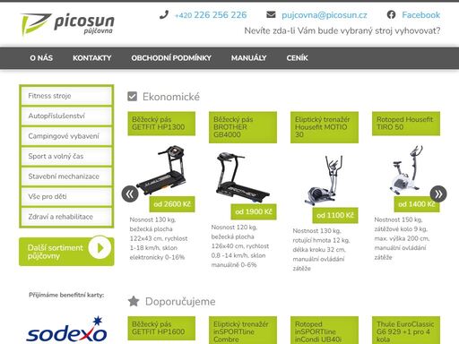 jsme největší půjčovnou v čr se zaměřením na rotopedy a další domácí fitness stroje. půjčujeme kvalitní fitness stroje pro domácí trénink od známých značek.