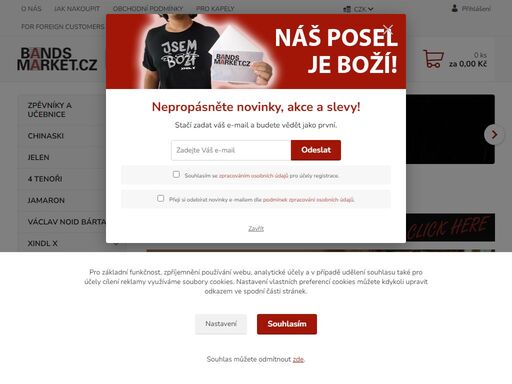 všechno od vašich oblíbených kapel na jednom místě