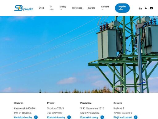 služby v oblastech jako jsou, drážní zabezpečovací technika, elektrické rozvody vn a nn, elektrická technologická zařízení, revize a veřejné osvětlení.