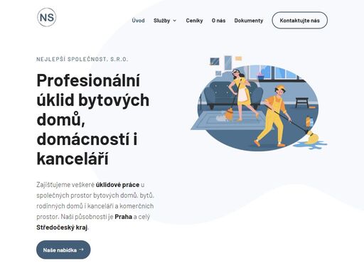 zajišťujeme komplexní úklidové služby pro bytové domy, byty, kanceláře i jiné komerční prostory. naším působištěm je praha a celý středočeský kraj.