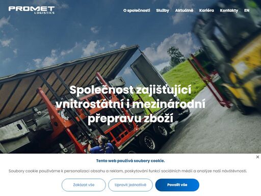 promet logistics je společnost zajišťující vnitrostátní i mezinárodní přepravu zboží jak pro společnosti ve skupině, tak pro řadu externích zákazníků.