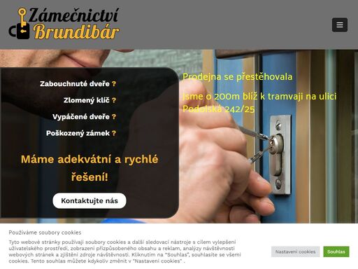zabouchnuté dveře ? zlomený klíč ? vypáčené dveře ? poškozený zámek ? zabouchlý trezor ? zavolejte n non-stop linku 602 333 173 a do 30 minut jsme na místě.? n