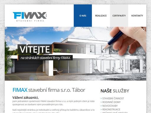 stavební firma z tábora s působností po celé čr. kompletní realizace staveb nejen rodinných domů, 
    rekonstrukce objektů a další stavební činnosti.