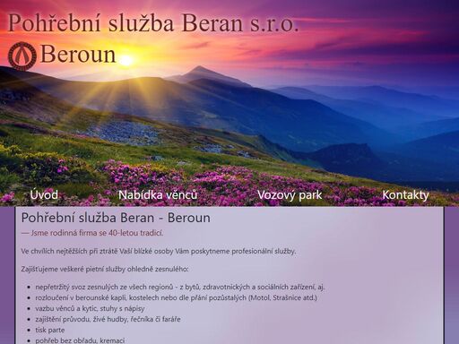 pohřební služba, pohřební služby, pohřební ústav, pohřební ústavy, pohřební, pohřeb, pohřby pohřební služba beran - beroun - ve chvílích nejtěžších při ztrátě vaší blízké osoby vám poskytneme profesionální služby.