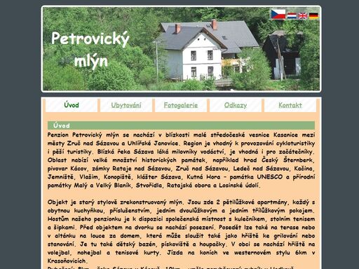 petrovický mlýn, kasanice