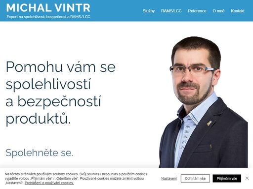 michal vintr - expert na spolehlivost, bezpečnost a rams/lcc - profesionální analýzy, dokumentace, konzultace a školení se zaměřením na spolehlivost, bezpečnost a rams/lcc.