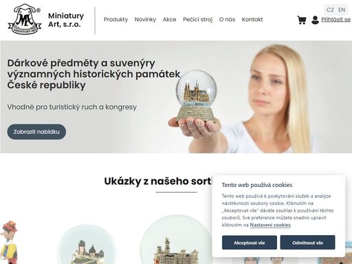 společnost miniatury art vyrábí a distribuuje upomínkové dárkové předměty - suvenýry významných historických památek české republiky vhodné pro turistický ruch a kongresy.