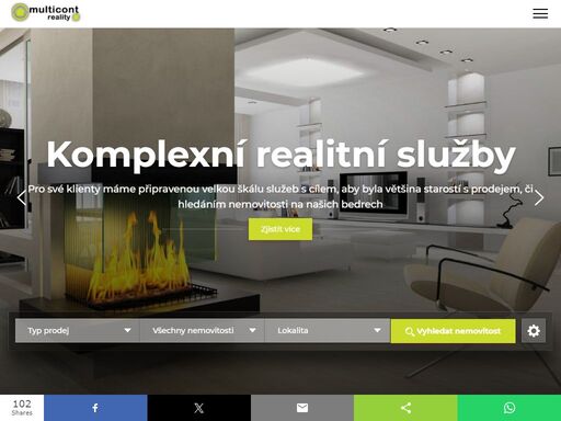 každý den stovky nových nemovitostí, reality. nemovitosti na prodej či pronájem v každém místě. přehledný katalog realit.