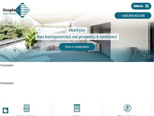 jsme česká firma montující stínící techniku. pořiďte si u nás venkovní žaluzie nebo předokenní rolety či garážová vrata. více o sunglare.