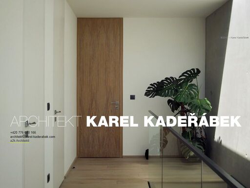 architekt karel kadeřábek - služby architekta v praze a okolí kutné hory a čáslavi.
